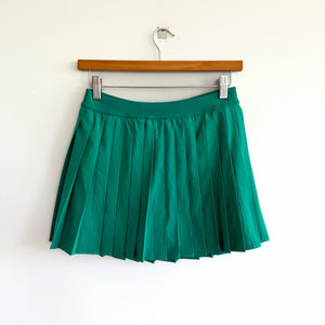 Lululemon High Rise Pleated Tennis Lined Activewear Mini Skort Skirt Green 6