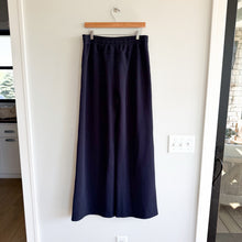 Load image into Gallery viewer, Spanx Air Essentials High Rise Full Length Stretch Wide Leg Pants Navy XL
