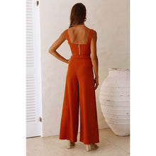 Load image into Gallery viewer, Hello Molly So Automatic High Rise Wide Leg Casual Pants Rust Brown S
