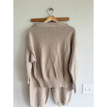 Load image into Gallery viewer, FP BEACH Hailee Knit Button Front Oversized Casual Cardigan Set Brown S
