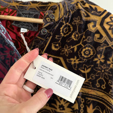 Load image into Gallery viewer, Johnny Was Frida Velvet Patterned Button Down Shirt Red/Yellow M
