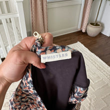 Load image into Gallery viewer, Whistles Silk Blend Terracotta Geometric Print Ruched Dress 4
