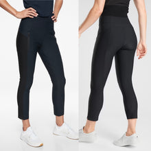 Load image into Gallery viewer, Athleta Stellar Crop High Rise Pull On Pant Black L NWT

