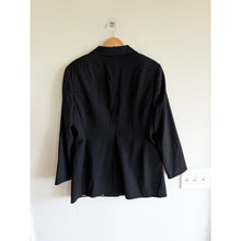 Load image into Gallery viewer, Vintage Dolce &amp; Gabbana Single Breasted Wool Blend Tailored Blazer Black 46
