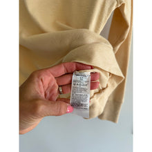 Load image into Gallery viewer, Banana Republic Crew Neck Pullover Long Sleeve T-Shirt Cream S Petite

