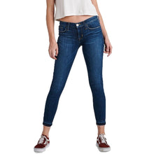 Load image into Gallery viewer, Hudson Krista Super Skinny Crop With Release Hem Jeans Blue 29
