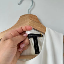 Load image into Gallery viewer, BCBGMAXAZRIA Helena Sleeveless Romper White 6 NWT
