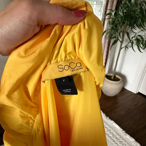 ST. JOHN SoCa Ombré Foldover Windbreaker Jacket Orange