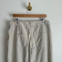 Load image into Gallery viewer, Lululemon City Sleek Utilitech Extra Wide-Leg High Rise Pants Bone 32
