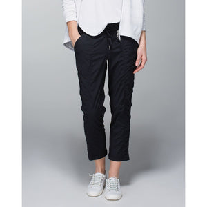 Lululemon Street To Studio Unlined Cropped Straight Leg Pants Black 8