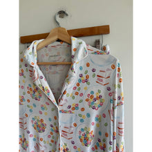 Load image into Gallery viewer, Posh Peanut Cereal Collection Luxe Long Sleeve Pajama Pants Set Blue Multi S
