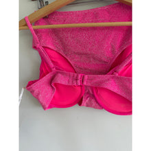 Load image into Gallery viewer, Good American Sparkle Underwired High Rise Bikini Set Pink 2 NWT
