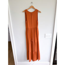 Load image into Gallery viewer, Anthropologie Saturday Sunday Marina Tiered Wide Leg Jumpsuit Terracotta XS
