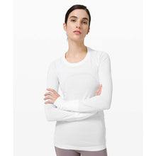 Load image into Gallery viewer, Lululemon Swiftly Tech Long Sleeve 2.0 Running Activewear Top White 8
