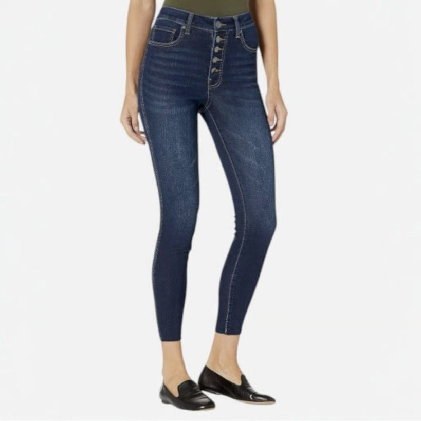 Kut from the Kloth Connie Fab Ab Ankle Button Fly High Rise Skinny Jeans 4