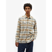 Load image into Gallery viewer, Patagonia Fjord Flannel Plaid Organic Cotton Button Up Shirt Fields Natural S
