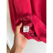 Load image into Gallery viewer, Fairway &amp; Greene Baruffa Merino 1/4 Zip Long Sleeve Windsweater Raspberry Red XL
