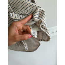 Load image into Gallery viewer, Madewell Flannel Sunday Striped Pattern Button Up Shirt Cream XS
