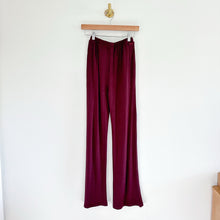 Load image into Gallery viewer, n:Philanthropy Ribbed Knit High Rise Pull On Wide Leg Pants Red XS NWT
