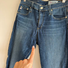 Load image into Gallery viewer, AG Adriano Goldschmied The Farrah High Rise Ankle Skinny Jeans Blue 28
