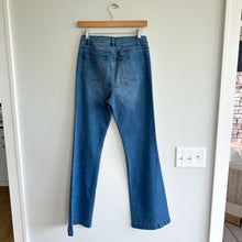 Load image into Gallery viewer, J. McLaughlin Wide Leg Flare High Rise Jeans Medium Wash Blue 2

