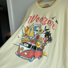 Load image into Gallery viewer, DAYDREAMER Weezer Graphic Short Sleeve T-Shirt Yellow OS
