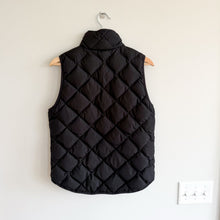 Load image into Gallery viewer, J. Crew Excursion Zip Up Mock Neck Outdoor Casual Quilted Vest Black S
