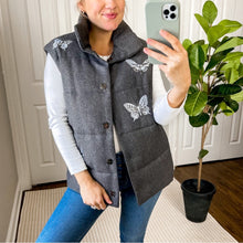 Load image into Gallery viewer, Seven Lab NYC Cashmere-Wool Butterfly Embroidered Vest
