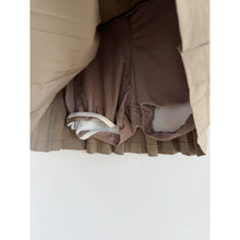 Load image into Gallery viewer, Albion Tie Breaker Pleated Tennis Mini Activewear Skort Brown XS
