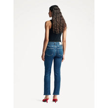 Load image into Gallery viewer, Paige Soleil Cindy High Rise Denim Straight Leg Jeans Blue 31
