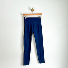 Load image into Gallery viewer, High Waist Leggings Activewear Blue One Size
