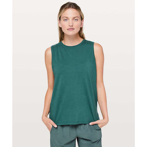 Lululemon Love Sleeveless Crew Neck Pullover Tank Top Green Jasper 2 NWT