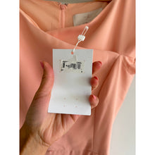 Load image into Gallery viewer, Gal Meets Glam Sally Belted Crepe Fit &amp; Flare Mini Dress Coral Pink 8 NWT
