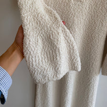 Load image into Gallery viewer, Worth Collective Collared Bell Sleeve Knit Maxi Dress White XL

