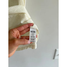 Load image into Gallery viewer, NATION LTD Habiba Fancy Smocked Flutter Sleeve Tank Top White XS
