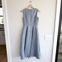 Load image into Gallery viewer, Teri Jon by Rickie Freeman V-Neck Sleeveless A-Line Midi Cocktail Dress Blue 2
