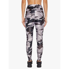 Load image into Gallery viewer, Koral Lustrous High Rise Camo Print Pull On Leggings in Lead Camo L
