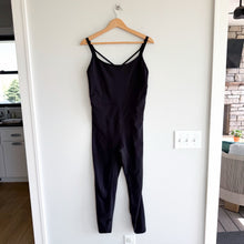 Load image into Gallery viewer, Vuori Mindset Scoop Neck Sleeveless Activewear Jumpsuit Black L
