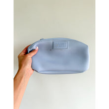 Load image into Gallery viewer, Dagne Dover Zip Closure Hunter Neoprene Toiletry Bag Blue
