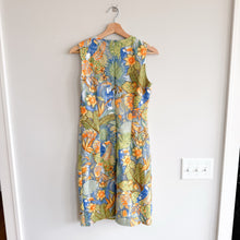 Load image into Gallery viewer, J. McLaughlin Paulina Parotta Embroidered Mini Sheath Dress Green Multi 4 NWT
