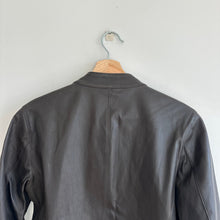 Load image into Gallery viewer, Classics by Worth Genuine Leather Zip Up Jacket Black 10 NWOT
