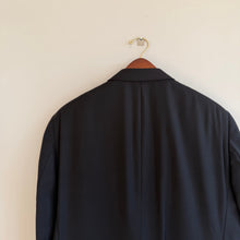 Load image into Gallery viewer, Hart Schaffner Marx Black Two Button Wool Suit Black 48
