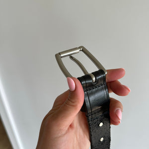 Ralph Lauren Genuine Leather Belt Black S