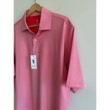 Load image into Gallery viewer, Fairway &amp; Greene USA Mini Stripe Short Sleeve Golf Jersey Polo Shirt Red XL NWT
