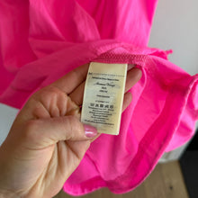 Load image into Gallery viewer, American Vintage Ikino Zip Fly Mid Length Hooded Rain Coat Acid Pink 4-6 NWT
