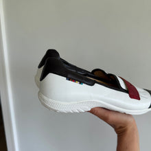 Load image into Gallery viewer, Royal Albartross Chelsea Leather Kiltie Fringe Saddle Golf Loafer Shoes White 8
