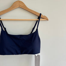 Load image into Gallery viewer, Athleta Scoop Bikini Top Navy M NWT
