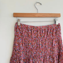 Load image into Gallery viewer, Sanctuary Sweeter Floral Print Ruffle Tiered Mini Skirt Red S
