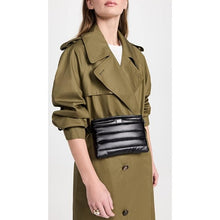 Load image into Gallery viewer, Think Royln Quilted Bum Crossbody Bag Pearl Black One Size NEW
