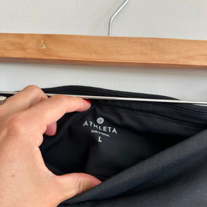 Athleta Relay Tight 2.0 Pull On High Rise Leggings Black L NWT